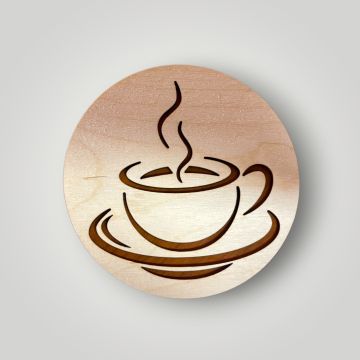 6 Броя Подложки за чаши - COFFEE TWO