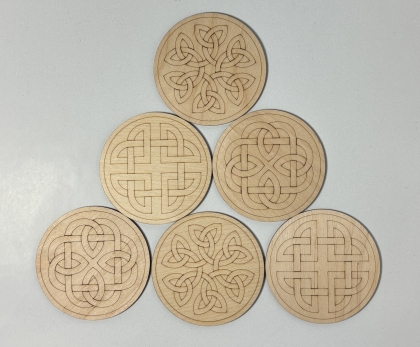 6 броя Подложки за чаши - CELTIC COASTERS