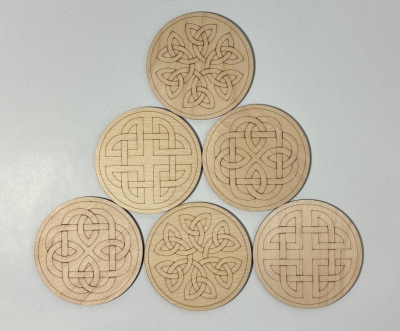 6 броя Подложки за чаши - CELTIC COASTERS